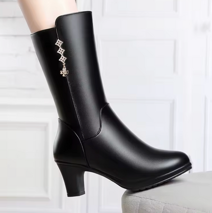 Damenstiefel aus Leder